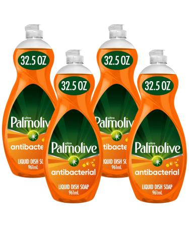 Palmolive Ultra Dish Liquid Orange Antibacterial 32.5 Fl Oz (Pack of 4)
