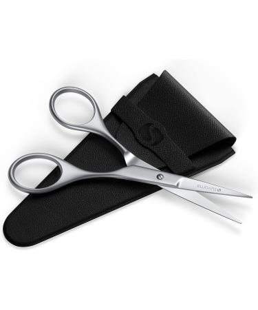 Suvorna Beard and Moustache Scissors for Men - Beard Trimming and Grooming Tool | Facial, Nose, and Hair Scissors - High Carbon Stainless Steel Hairdressing Scissors - Buy Online on GoSupps.com