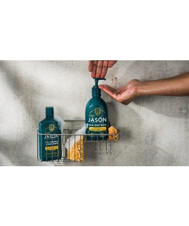 Jason Natural Men's Face & Body Wash - Citrus & Ginger 16 oz | Refreshing Cleanse - Buy Online on GoSupps.com