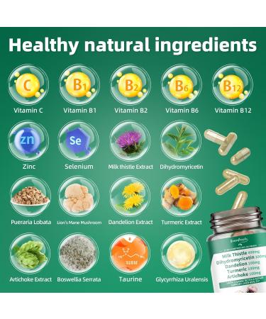 GREENPEOPLE Lymph-Liver Cleanse Detox & Repair - Strength Milk Thistle 30X Extract - Standardized and Concentrated 80% Silymarin w/Vitamin,95% curcuminoids & 17+Liver Health Nutrients Vegan 120CT 120 Count (Pack of 1) - Buy Online on GoSupps.com