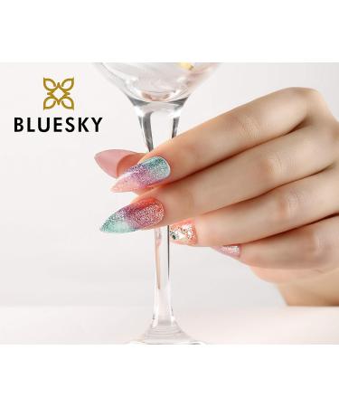 Bluesky Gel Nail Polish Platinum 08 Crystal Clear 10 ml Long Lasting Chip Resistant 10 ml (Requires Drying Under UV LED Lamp) - Buy Online on GoSupps.com