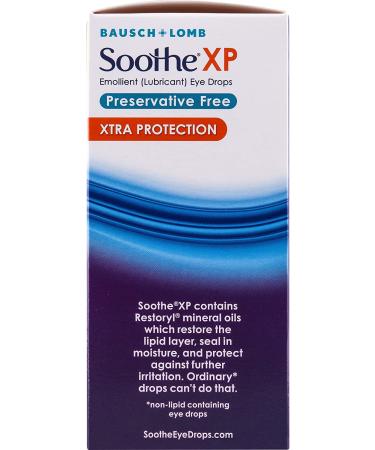 Bausch & Lomb Soothe XP Eye Drops | Preservative-Free Lubricant Relief for Dry Eyes | 30 Single Use Dispensers - 0.3 mL - Buy Online on GoSupps.com