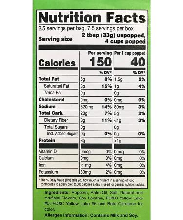 Preferred Popcorn Jalapeno Microwave Popcorn 36 Pack - Non-GMO, Gluten Free, 100% Whole Grain, 3 Ounce (Pack of 36) - Buy Online on GoSupps.com