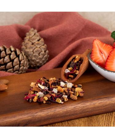 Teeverliebt - Winter Edition Winter Strawberry Fruit Tea 100 g | Loose Fruit Tea | Delicious Tea Mix Ideal as a Gift for Christmas - Buy Online on GoSupps.com