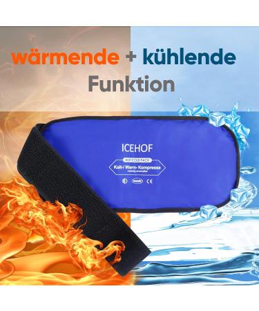 IceHOF Universal Cooling Pad with Velcro Fastener - Flexible Cold Compress for Body Relief | Shop Now - Buy Online on GoSupps.com