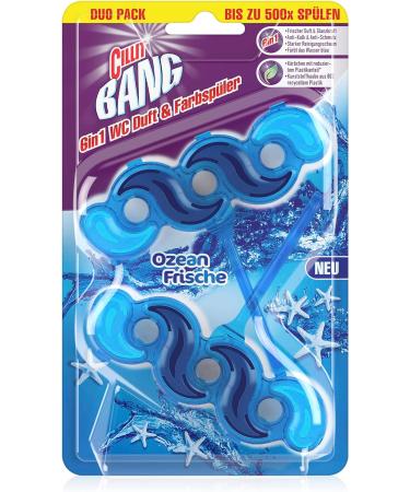 Cillit Bang Blue Wave WC Rinse Ocean Fresh Toilet Cleaner Foam | 3 x 2 Pack for Sparkling Clean Toilets - Buy Online on GoSupps.com