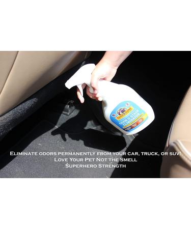 BARN BE GONE Superhero Stain & Odor Eliminator 32 oz | Enzyme Carpet Cleaner for Pets | Pet Stain Remover for Urine | Small Pet Supplies - Buy Online on GoSupps.com