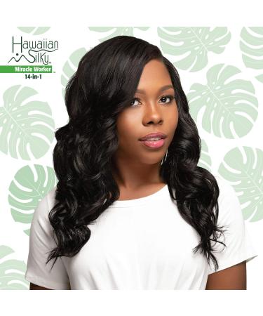 Hawaiian Silky Miracle Worker Shampoo & Conditioner 16 fl oz - Strengthen & Repair Damaged Hair - Sulfate-Free & Paraben-Free - Buy Online on GoSupps.com
