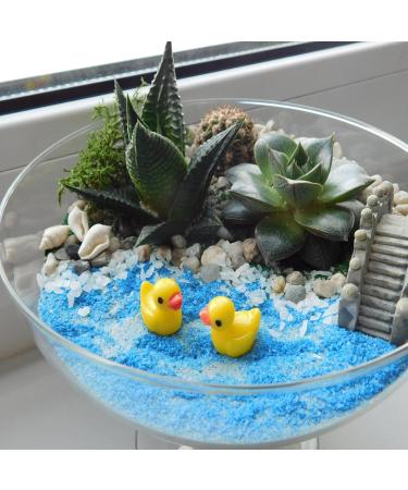 100 Miniature Ducks - Colorful Resin Figures for Garden Dollhouse & DIY Crafts - Perfect Tinkering Decoration - Buy Online on GoSupps.com