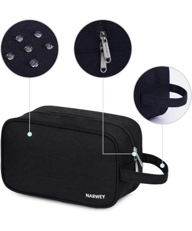 Travel Toiletry Wash Bag for Men and Women Traveling Dopp Kit Shaving Bag for Toiletries Accessories (Black) A-black - Buy Online on GoSupps.com