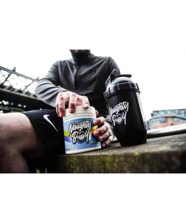 Naughty Boy High Energy Pre Workout Powder with Beta Alanine Citrulline & Caffeine Supplements for Men & Women Clinically Dosed Energy Drink- 390g/30 Servings (Blue Razz Bon Bons) - Buy Online on GoSupps.com