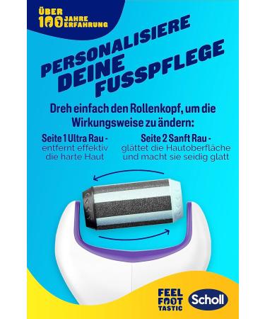 Scholl Expert Care 2-in-1 Electric Callus Remover - Smooth Silky Soft Feet - International Shipping - Buy Online on GoSupps.com