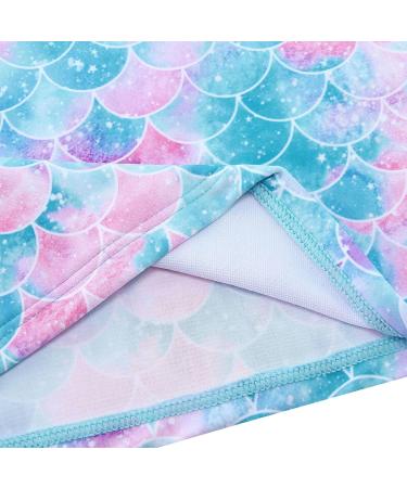 Girls Long Sleeve Swimsuit Set | UPF 50+ Protection | Blue Mermaid Design | 3-4 Years - Buy Online on GoSupps.com