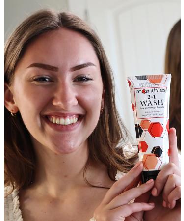 MOONTHLIES Menstrual Disc Wash - 2 in 1 Cleaner for Menstrual Cup/Disc (6 Fl Oz) - Pack of 1 - Buy Online on GoSupps.com
