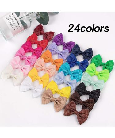 XIMA 48PCS Dog Hair Bows Clips - Handmade Accessories for Pets - Grooming Supplies for Dogs, Cats, Kittens, and Rabbits - Mixcolors-48pcs - Buy Online on GoSupps.com