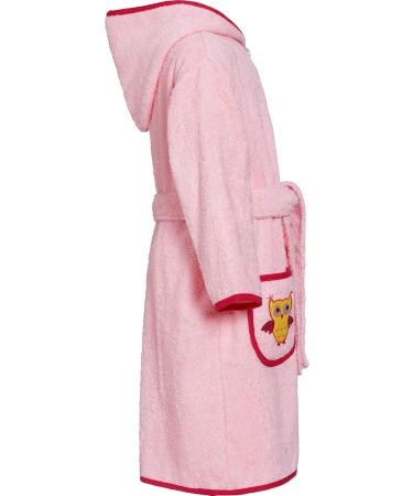 Playshoes Unisex Children's Terry Cloth Bathrobe - Owl Design (Sizes 86-92) | Soft & Comfy Dress Gown for Kids | International Shipping Available - Buy Online on GoSupps.com