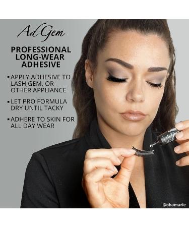 Mehron AdGem Adhesive | Latex-Free Rhinestone & Eyelash Glue | Body Adhesive .17 fl oz - Buy Online on GoSupps.com