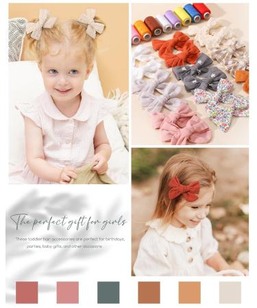 20PCS Fully Lined Hair Clips for Baby Girls Toddlers & Teens - Perfect Hair Loops for Children - Buy Online on GoSupps.com
