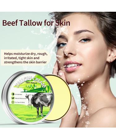 Comfort Beef Tallow Beef Tallow Skincare Cream 100% Organic Grass Fed Beef Tallow for Skin Care Natural Moisturizing Skin Lotion Beef Tallow Moisturizer for Face & Body Sensitive Skin - Buy Online on GoSupps.com