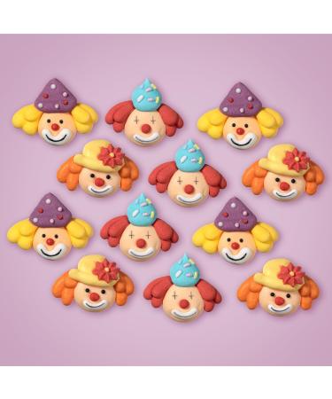 Coffee House Diamant 12 Set Clown Backdekor | Vegan Gluten-Free Natural Food Colors for Cupcakes & Cakes - Perfect for Birthday Parties & Carnivals - Buy Online on GoSupps.com