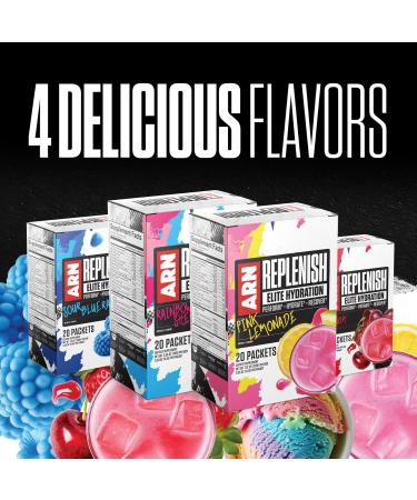 Arms Race Nutrition | ARN | Replenish Elite Hydration 20 Packets (20 Packets Punch) Punch 8 Ounce (Pack of 1) - Buy Online on GoSupps.com