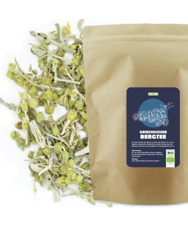 dreikraut dreikraut Organic Greek Mountain Tea - 300g - Traditional Culture on Olympus - Sideritis scardica raeseri - Rich taste - Invigorating fragrance