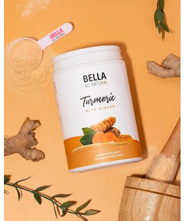 Bella All Natural Turmeric and Ginger Powder - Antioxidant and Improved Digestion (300 Grams) 10.58 Ounce (Pack of 1) - Buy Online on GoSupps.com