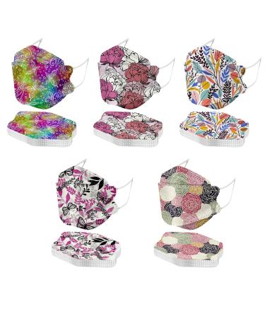 50Pcs Disposable for Adult 4 Layers Protection Non-Woven for Women Men (K12 20x8cm) K12 20x8cm