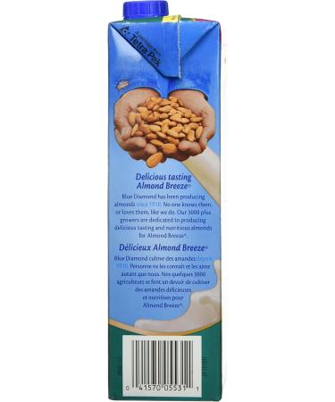 Blue Diamond Almond Breeze Original - Unsweetened - 6 x 946ml - Buy Online on GoSupps.com