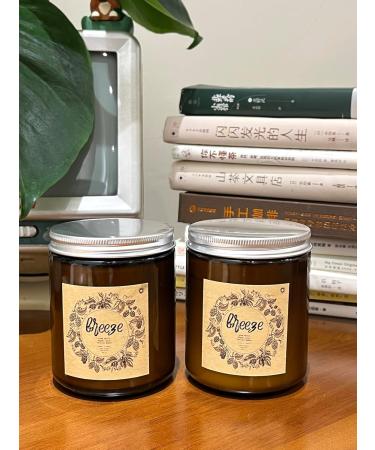 Aromatherapy Candles - 7OZ Lime Basil & Citrus | Stress Relief Scented Candles for Home & Bedroom | Soy Wax Gifts for Women & Men - Buy Online on GoSupps.com