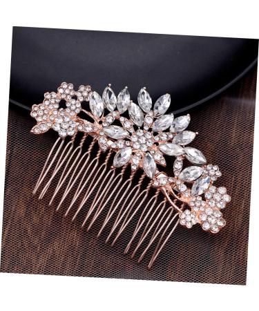 Housoutil 1pc Crystal Hair Comb Hair Accessory for Women Bridal Hair Accessories Bridal Hair Comb Rhinestone Hair Clip Combs for Women Hair Combs Bridal Haircombs Headgear Bride Rhinestones - Buy Online on GoSupps.com