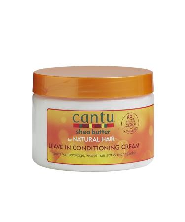 Cantu Shea Butter for Natural Hair Leave in Conditioning Cream 12 Ounce
