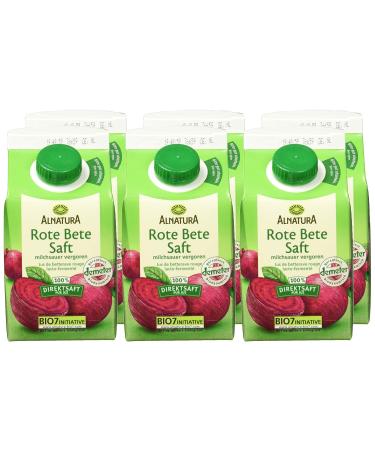 Buy Alnatura Demeter Organic Beetroot Juice - 6 Pack (6 x 500 ml) | Premium Organic Beetroot Drink - Buy Online on GoSupps.com