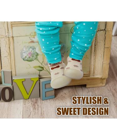 Dookeh Baby Shoes - Non-Slip Soft Sole Sneakers for Toddler Boys and Girls 9-12 Months - Brown - Buy Online on GoSupps.com