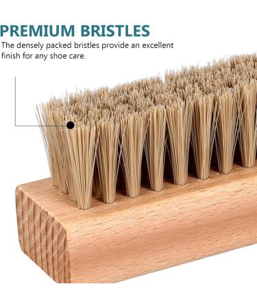 ULTECHNOVO 4 Pcs Sneaker Shoe Cleaner Brush Set Include Scrubbing Brush and Horse Hair Bristles Shoe Clean Brush Buffing Stiff Hair Brush for Leather Shoes Boots Sneakers - Buy Online on GoSupps.com