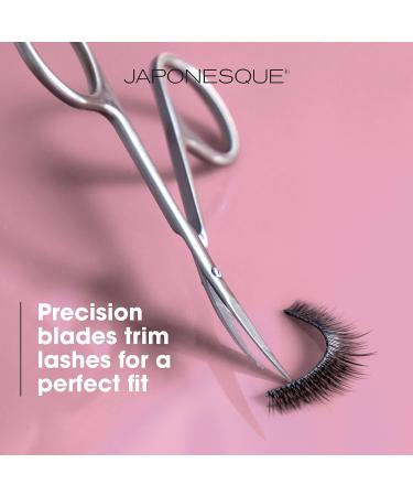 JAPONESQUE False Eyelash Applicator Kit | Stainless Steel Scissors & Tweezers for Easy Application | Perfect for Strip & Cluster Lashes | International Shipping Available - Buy Online on GoSupps.com
