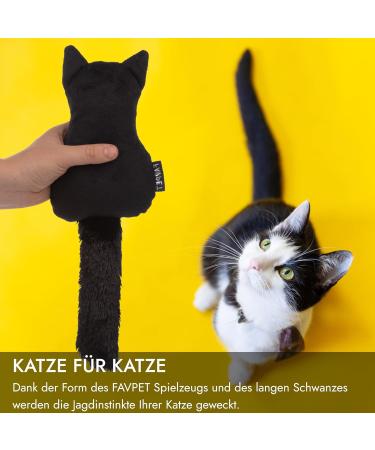Favpet Plush Cat Toys with Bells - Cuddly Pillows & Plush Kittens for Cats | Soft & Durable Cat Toys | Perfect for Playtime - Buy Online on GoSupps.com