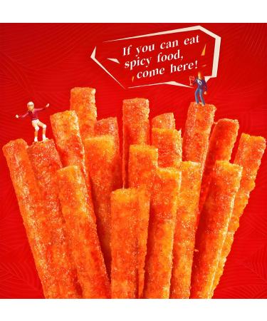 MKSDDF -Latiao 68g * 3 Packs Of Spicy Strips Chinese Classic Snacks Vegetarian Snacks Casual Snacks Spicy Snacks Latio Snac - Buy Online on GoSupps.com