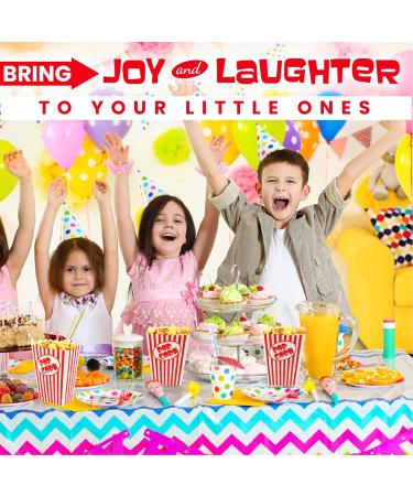 50 Pcs Popcorn Boxes for Party 5.5 Inches Tall Red & White Striped Popcorn Bags Mini Popcorn Buckets & Popcorn Bowl for Movie Theater Home Carnival Decorations (50) - Buy Online on GoSupps.com