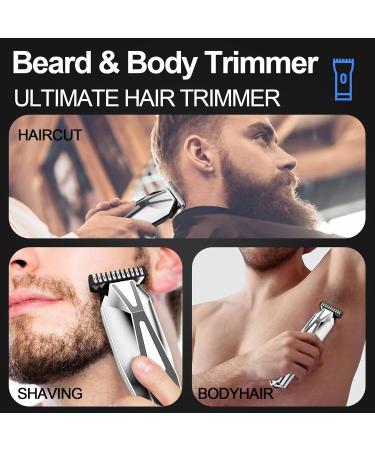 Buy Electric Beard Trimmer for Men - Cordless USB Rechargeable Hair Clipper & Grooming Kit - Buy Online on GoSupps.com