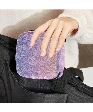 Colorful Glitter Napkin Storage Bag | Portable Menstrual Pad & Cup Pocket for Girls & Women | Zippered & Stylish - Buy Online on GoSupps.com