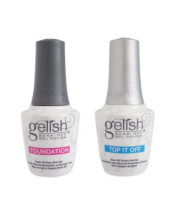 Gelish Dynamic Duo Foundation Base & Top It Off Sealer Gel Nail Polish (2 Pack) - Buy Online on GoSupps.com