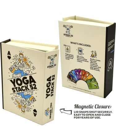 Stack 52 Yoga Practice Cards - Essential Guide for Beginners to Advanced Poses & Asanas with Video Instructions by Certified Teacher - International Shipping - Buy Online on GoSupps.com