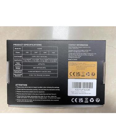 Buy Hygger 15W Mini Aquarium Heater for Betta & Turtles Digital Display Suitable for Fresh Water Up to 10L | International Shipping - Buy Online on GoSupps.com