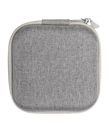 Multi-Functional Eye Drops Medicine & Travel Accessories Organizer - Hardshell EVA Compact Carry Case - Loops & Mesh Pocket for Daily Pills Charging Cables & Batteries by Clinical Experts
