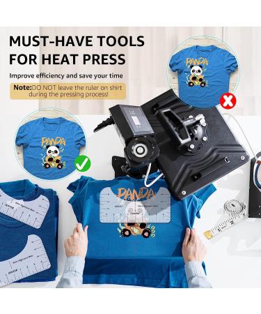 10 pcs Tshirt Ruler Guide Vinyl Alignment Tool - Sublimation Accessories - Buy Online on GoSupps.com