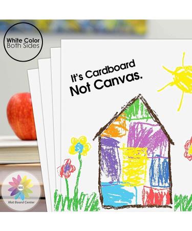 Pack of 25 8x10 White Backing Boards - 4-ply Thickness - for Picture Frames & DIY Art Projects - Buy Online on GoSupps.com