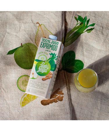 Pura Frutta - Organic Green Detox Juice - 33.8 fl oz (1L) 8-Pack Box - Green Juice Blend with Apple Pear Cucumber Celery Spinach Lemon - 100% Natural & Cold-Pressed Not From Concentrate (NFC) No Sugar Added - Buy Online on GoSupps.com