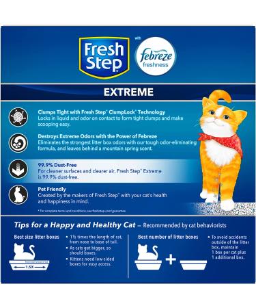 Fresh Step Febreze Scented Clumping Cat Litter - Extreme Odor Control - Buy Online on GoSupps.com