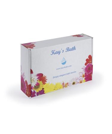 Kay's Bath Bombs Gift Set - 12 Pack, Assorted Scents - Made in USA with Shea & Mango Butter, Essential Oils - Moisturizing Fizzies for Dry Skin - Buy Online on GoSupps.com